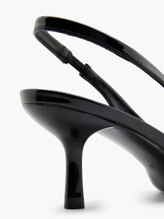 catwalk slingback hak zwart deichmann