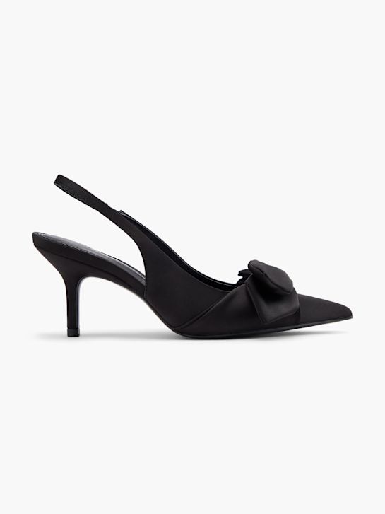 catwalk slingback hak zwart deichmann
