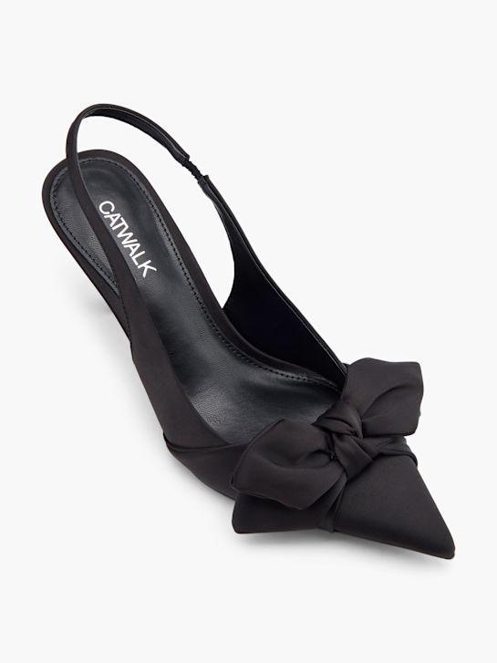 catwalk slingback hak zwart deichmann