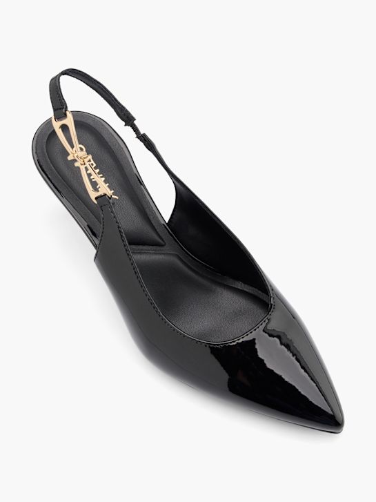 catwalk slingback hak zwart deichmann