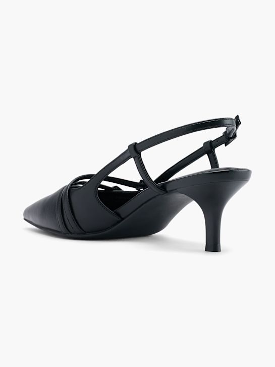 catwalk slingback hak zwart deichmann