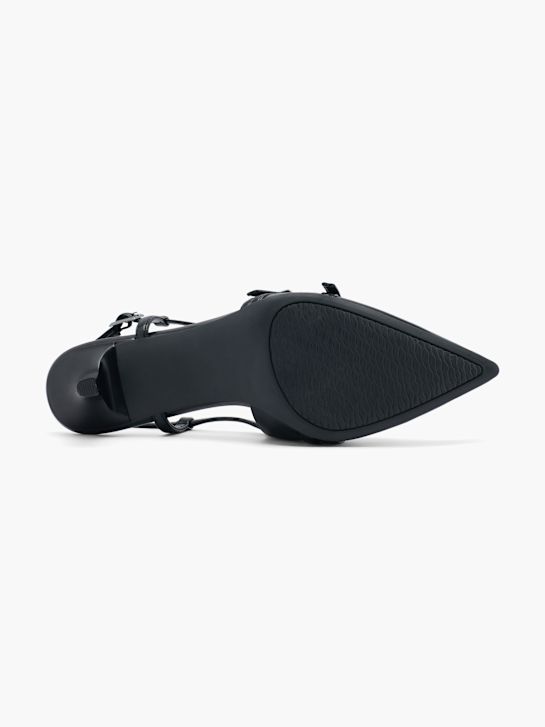 catwalk slingback hak zwart deichmann
