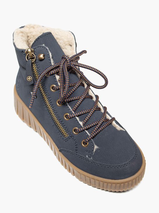 rieker hoge top trainer blauw deichmann