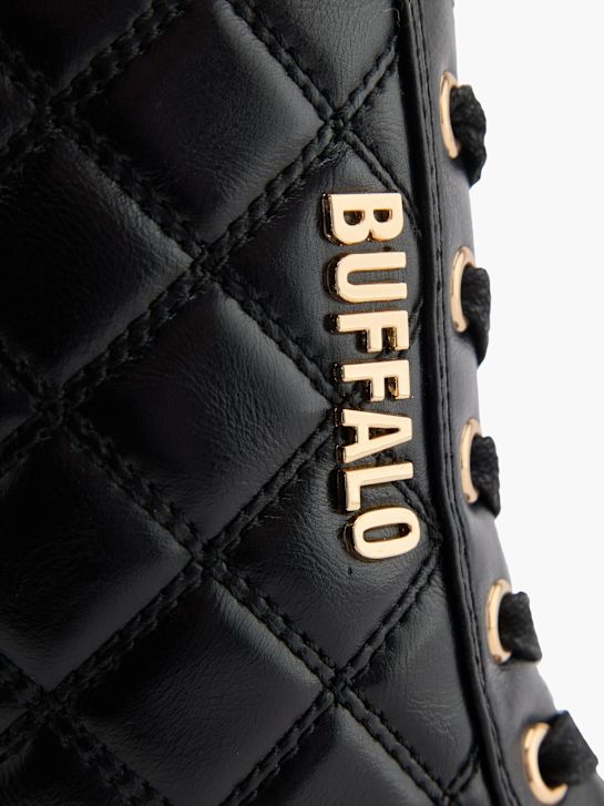 buffalo veterschoen zwart deichmann