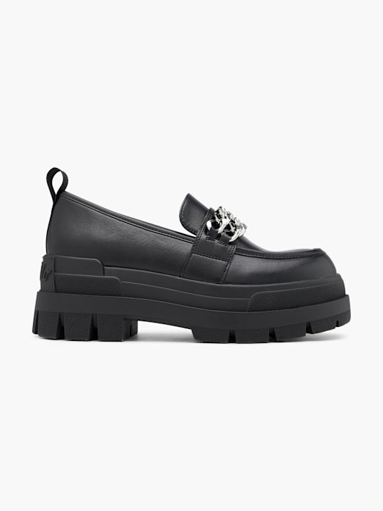 buffalo loafer zwart deichmann