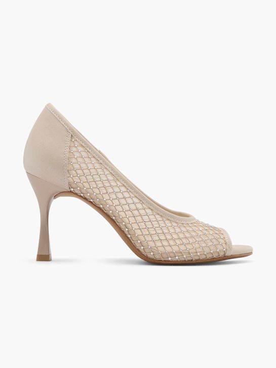 catwalk peep toe hiel naakt deichmann
