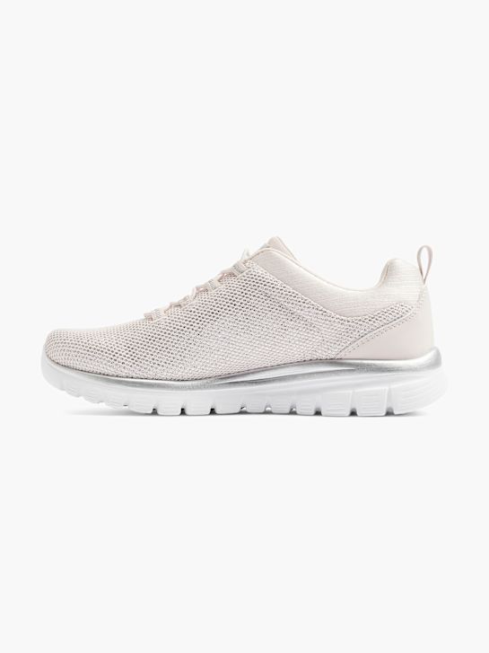 skechers sierlijke 2.0 trainer roze deichmann