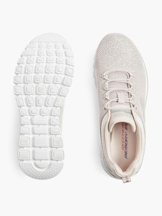 skechers sierlijke 2.0 trainer roze deichmann