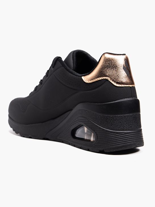 skechers uno wig dikke trainer zwart deichmann