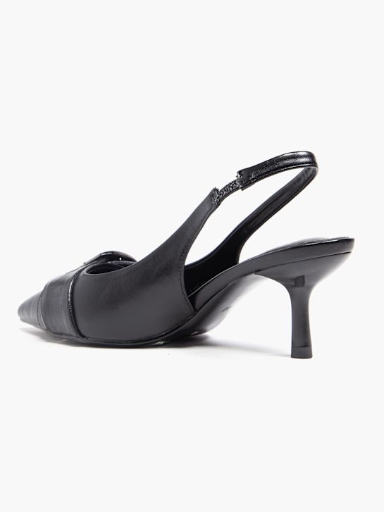 catwalk slingback hak zwart deichmann
