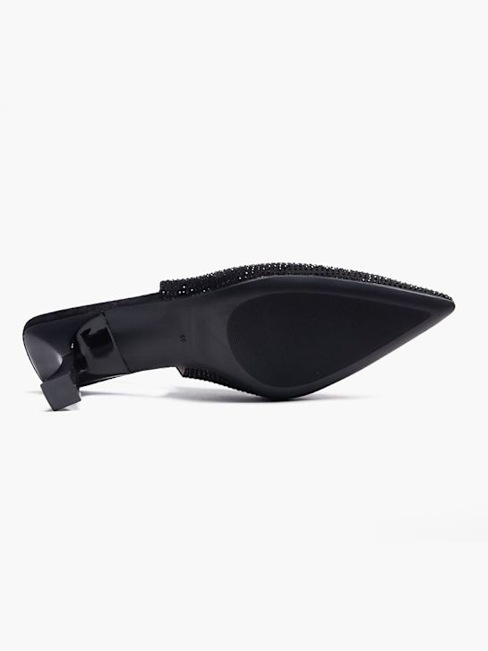 catwalk slingback hak zwart deichmann