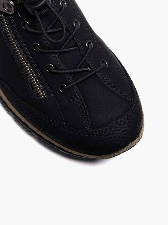 rieker slip-on trainer zwart deichmann