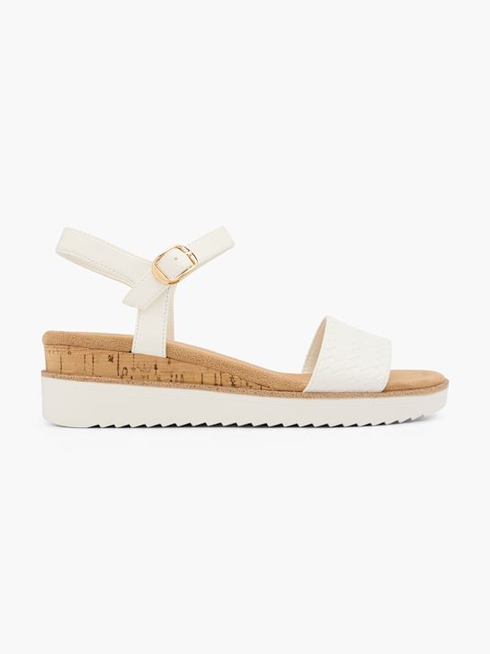 graceland hakken sandaal wit deichmann