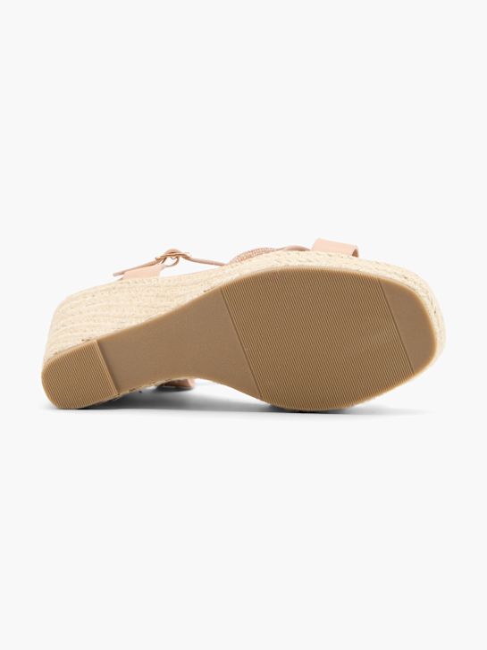 catwalk hakken sandaal goud deichmann