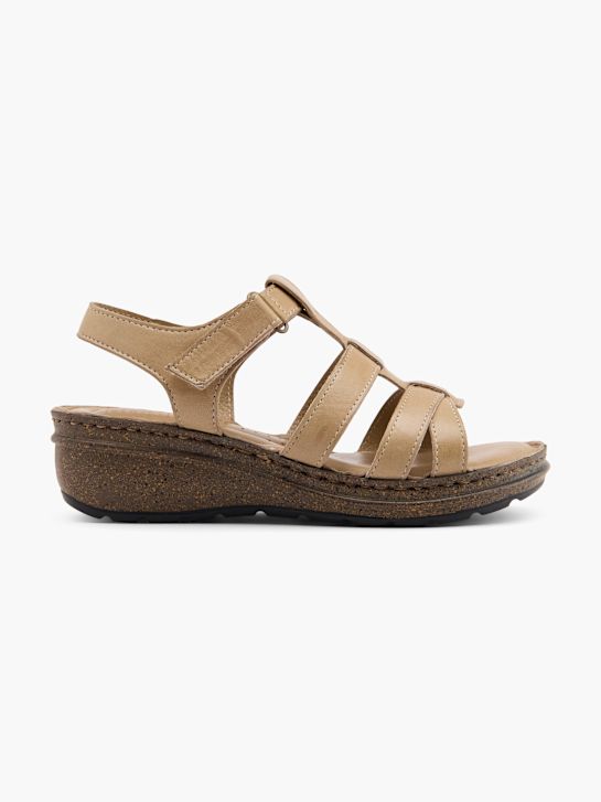 easy street hakken sandaal beige deichmann