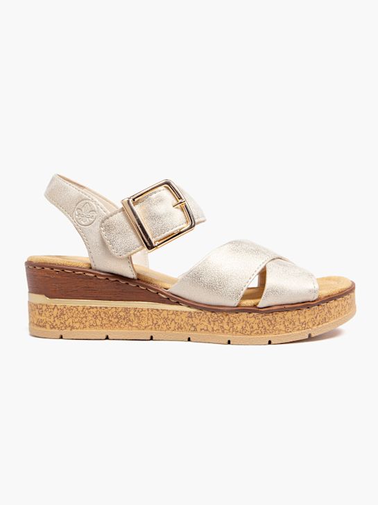 rieker hakken sandaal beige deichmann