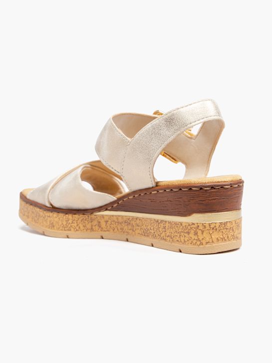 rieker hakken sandaal beige deichmann