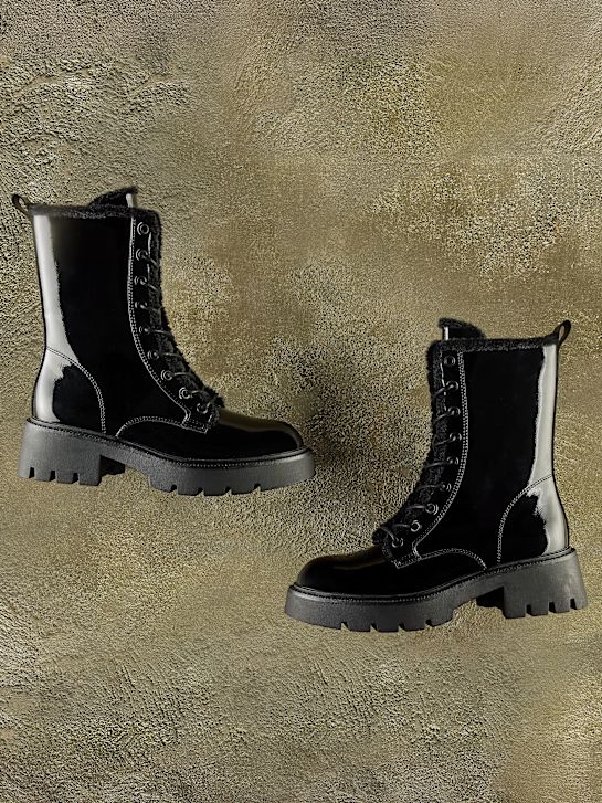 catwalk veterschoen zwart deichmann